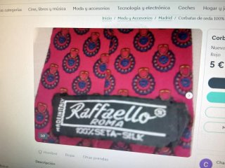 Corbatas de seda natural 100 %.