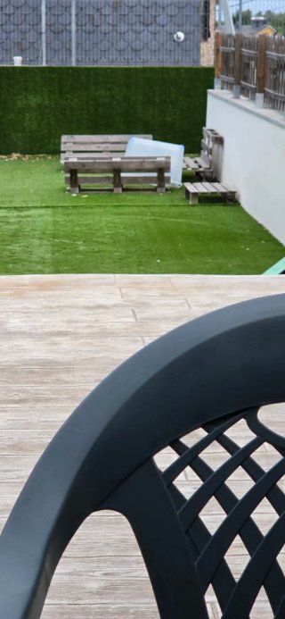 Sofá y mesa de palets de madera