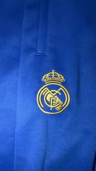 Conjunto Chándal Real Madrid Adidas Azul Dorado