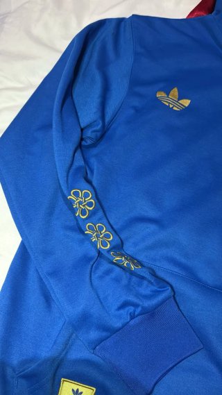 Conjunto Chándal Real Madrid Adidas Azul Dorado