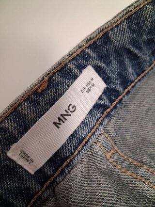 Falda vaquera larga Mango Talla M