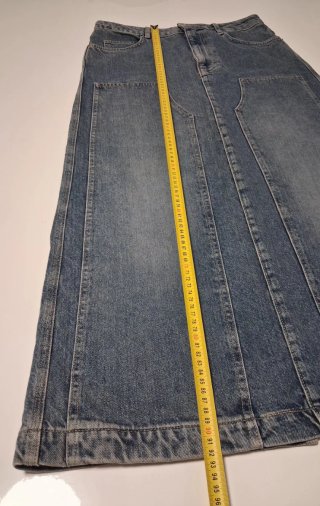 Falda vaquera larga Mango Talla M
