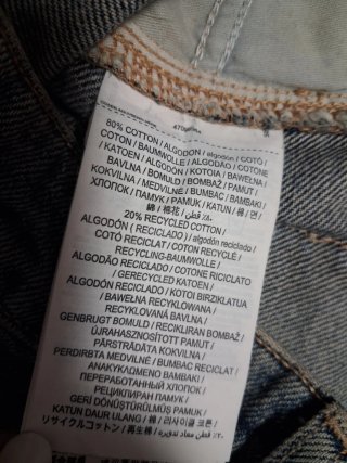 Falda vaquera larga Mango Talla M