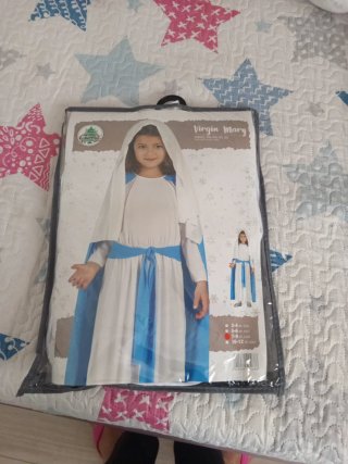 Disfraz Virgen María Guirma Talla 7/9 años