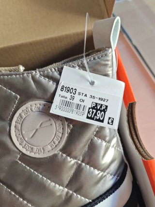 Zapatillas Plataforma Mujer Plata y Blanco