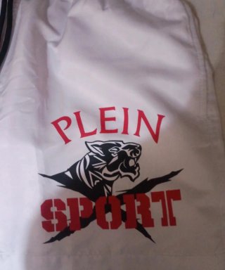 Costume da bagno Plein Sport bianco