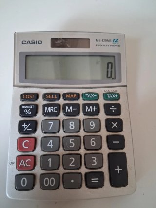 Calculadora solar Casio MS-120MS 12 dígitos