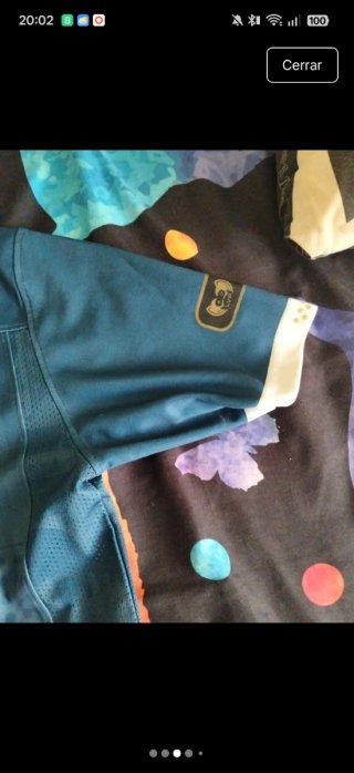 Camiseta Koi Kappa Azul/Verde
