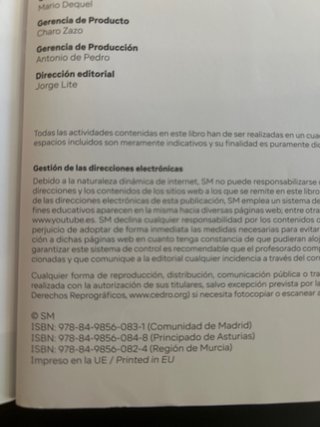 Libros de texto. 4 Primaria.