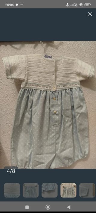 Pelele bebé 3-6 meses nuevo