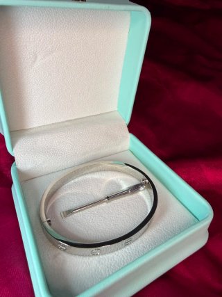 Pulsera Cartier Plata con Destornillador