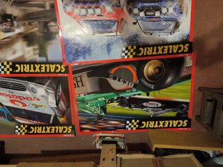 Lote 4 posters Scalextric 72x50