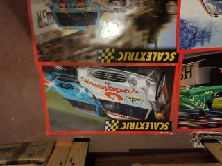 Lote 4 posters Scalextric 72x50