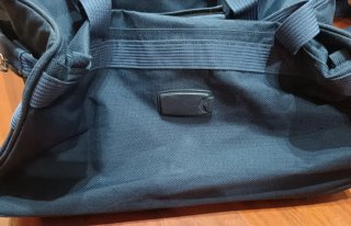 Bolso de viaje con ruedas azul