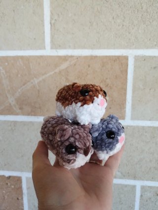 Portachiavi amigurumi fatti a mano