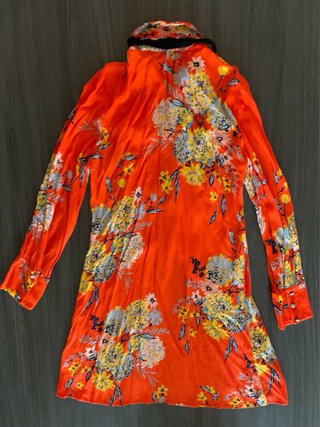 Vestido Zara Woman Floral S