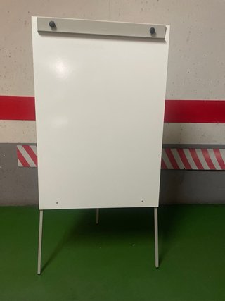 Pizarra Rocada Blanca Como Nueva,3 patas abatibles