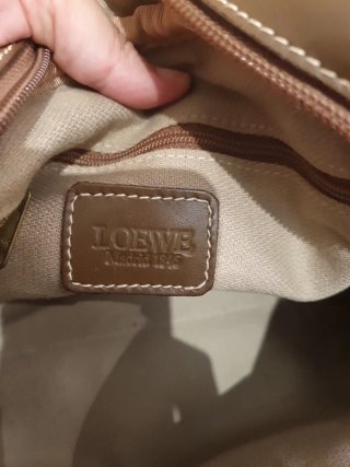 Bolso Loewe vintage beige y marrón