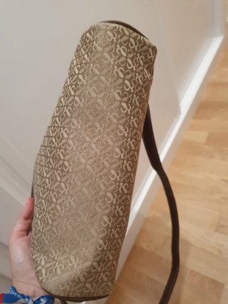 Bolso Loewe vintage beige y marrón