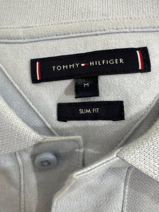 Polo Tommy Hilfiger Talla M Azul Claro