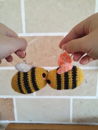 Portachiavi Amigurumi Uncinetto