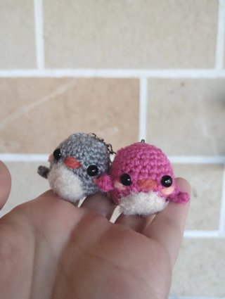 Portachiavi Amigurumi Uncinetto