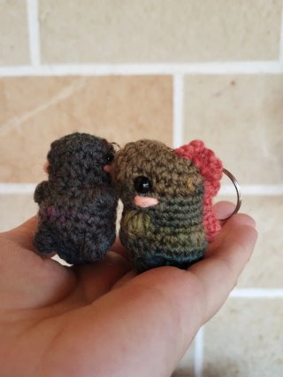 Portachiavi Amigurumi Uncinetto