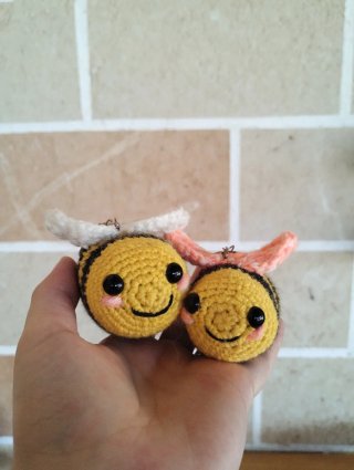Portachiavi Amigurumi Uncinetto
