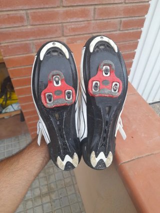 Botas Ciclismo Carretera TKX Blancas num 42