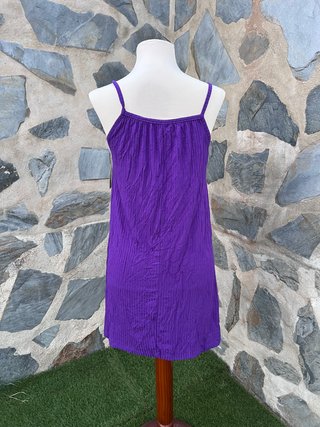 Vestido Morado Tirantes Made in Italy