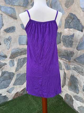 Vestido Morado Tirantes Made in Italy