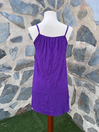 Vestido Morado Tirantes Made in Italy