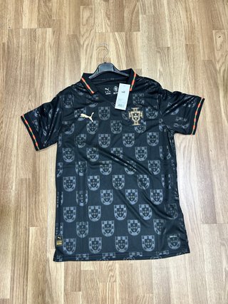 Camiseta Portugal Puma Negra