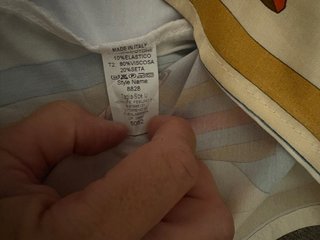 Camiseta Hermes Estampada Caballos Talla Única