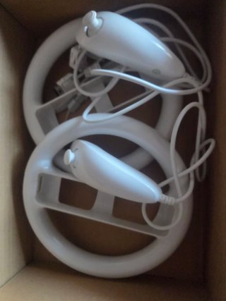 Consola Nintendo Wii Bianca + Fitness + Volanti