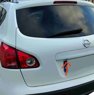 Cámara trasera Nissan Qashqai J10