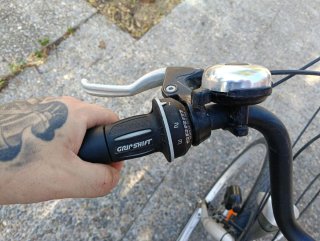 Bicicleta Paseo B'Twin Plata