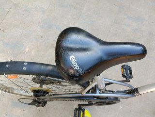 Bicicleta Paseo B'Twin Plata
