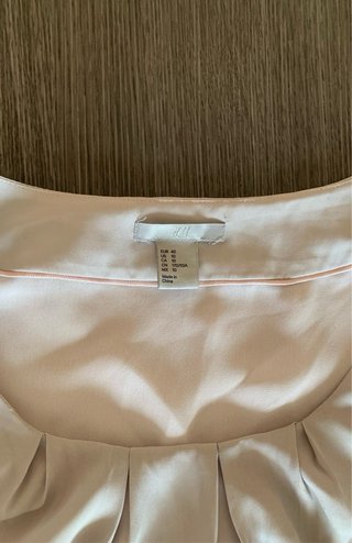 Vestido H&M floral beige multicolor