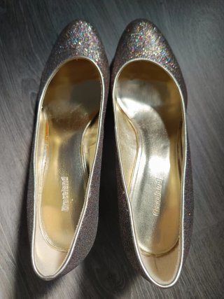 Zapatos de tacón Graceland glitter talla 41