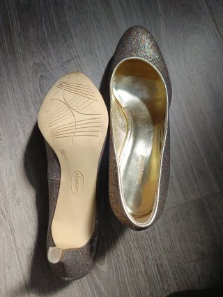 Zapatos de tacón Graceland glitter talla 41