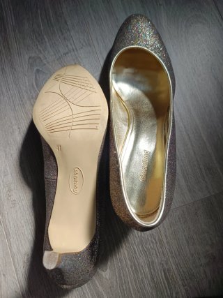 Zapatos de tacón Graceland glitter talla 41