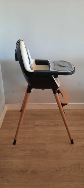 Trona bebé alta silla madera