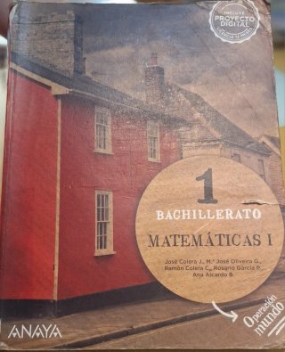 Matemáticas I 1 Bachillerato