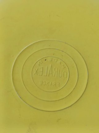 Bol Duralex Vintage Amarillo. Hecho en Francia.
