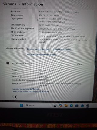 Portátil Gamer MSI Cyborg 15 A12U