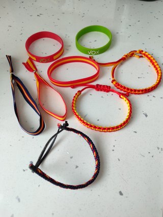 8 pulsera bandera de España nueva accesorios
