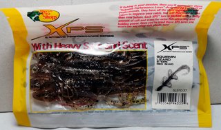 Lote de 90 señuelos Bass Pro Shop Squirmin Lizzard