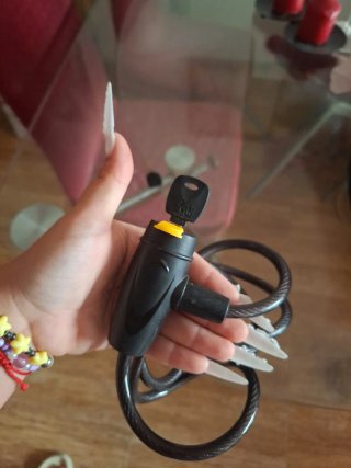 Candado para bicicleta cable