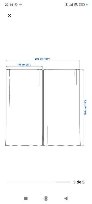Cortinas Beige